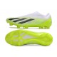 Crampon adidas X Crazyfast.1 LL FG Crazyrush - Blanc Noir Lucid Lemon