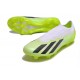 Crampon adidas X Crazyfast.1 LL FG Crazyrush - Blanc Noir Lucid Lemon