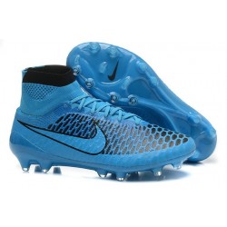 Nouvelle Homme Cramspon de Foot Nike Magista Obra FG Noir Bleu 