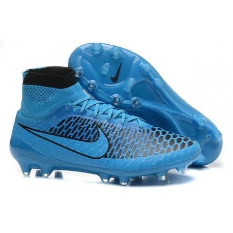 Nouvelle Homme Cramspon de Foot Nike Magista Obra FG Noir Bleu 