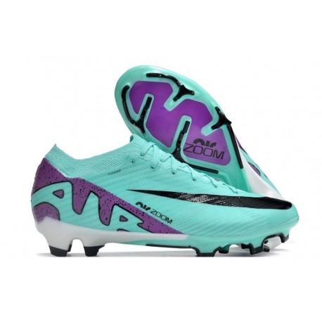 Nike Air Zoom Mercurial Vapor 15 Elite FG Cyan Violet Noir