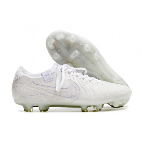 Chaussure Nike Tiempo Legend X Elite FG Blanc