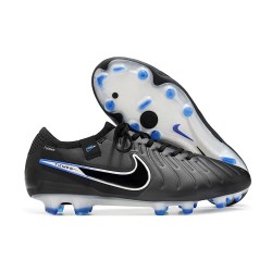 Chaussure Nike Tiempo Legend X Elite FG Noir Chrome Hyper Royal