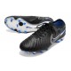 Chaussure Nike Tiempo Legend X Elite FG Noir Chrome Hyper Royal