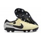 Chaussure Nike Tiempo Legend X Elite FG Beige Noir