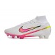 Nike Zoom Mercurial Superfly 9 Elite FG Blanc Rose