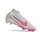 Nike Zoom Mercurial Superfly 9 Elite FG Blanc Rose