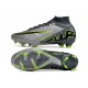 Nike Zoom Mercurial Superfly 9 Elite FG Gris Noir Vert