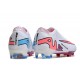 Nike Air Zoom Mercurial Vapor 15 Elite FG Blanc Rose Bleu