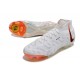 Crampons Nike Phantom Luna Elite FG Blanc Noir Orange Total