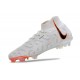 Crampons Nike Phantom Luna Elite FG Blanc Noir Orange Total