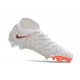 Crampons Nike Phantom Luna Elite FG Blanc Noir Orange Total