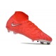 Crampons Nike Phantom Luna Elite FG Pourpre Blanc