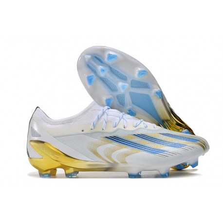 adidas X Crazyfast Messi.1 FG Blanc Bleu Or