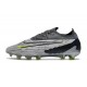 Nike Phantom GX Gripknit Elite FG Gris Noir