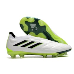 Nouvelle adidas Copa Pure+ FG Blanc Noir Citron Lucide