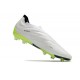 Nouvelle adidas Copa Pure+ FG Blanc Noir Citron Lucide