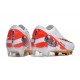 Crampons Nike Zoom Mercurial Vapor XV Elite FG Blanc Rouge Or