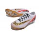 Crampons Nike Zoom Mercurial Vapor XV Elite FG Blanc Rouge Or