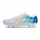 Crampons Nike Zoom Mercurial Vapor XV Elite FG Blanc Bleu Or