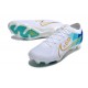 Crampons Nike Zoom Mercurial Vapor XV Elite FG Blanc Bleu Or