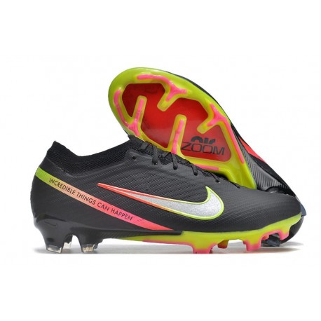 Crampons Nike Zoom Mercurial Vapor XV Elite FG Noir Argentee