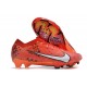 Crampons Nike Zoom Mercurial Vapor XV Elite FG MDS Carmin Clair Ivoire Pâle Mandarine Vif