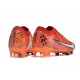 Crampons Nike Zoom Mercurial Vapor XV Elite FG MDS Carmin Clair Ivoire Pâle Mandarine Vif