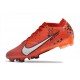 Crampons Nike Zoom Mercurial Vapor XV Elite FG MDS Carmin Clair Ivoire Pâle Mandarine Vif