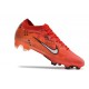 Crampons Nike Zoom Mercurial Vapor XV Elite FG MDS Carmin Clair Ivoire Pâle Mandarine Vif