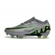 Crampons Nike Zoom Mercurial Vapor XV Elite FG Gris Noir Vert