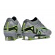 Crampons Nike Zoom Mercurial Vapor XV Elite FG Gris Noir Vert