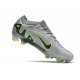 Crampons Nike Zoom Mercurial Vapor XV Elite FG Gris Noir Vert