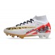 Nike Zoom Mercurial Superfly 9 Elite FG MR Blanc Rouge Or