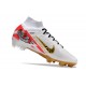 Nike Zoom Mercurial Superfly 9 Elite FG MR Blanc Rouge Or