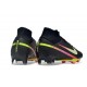 Nike Zoom Mercurial Superfly 9 Elite FG MR Noir Argentee