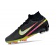 Nike Zoom Mercurial Superfly 9 Elite FG MR Noir Argentee