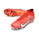 Nike Zoom Mercurial Superfly 9 Elite FG MDS Carmin Clair Ivoire Pâle Mandarine Vif