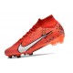 Nike Zoom Mercurial Superfly 9 Elite FG MDS Carmin Clair Ivoire Pâle Mandarine Vif