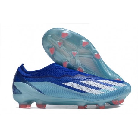 Crampon adidas X Crazyfast.1 LL FG Royal Vif Blanc Rouge Solaire