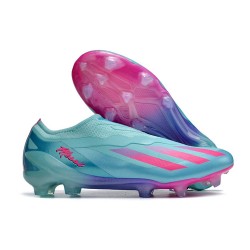 Crampon adidas X Crazyfast.1 LL FG Messi X Miami Turquoise Rose