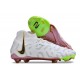 Crampons Nike Phantom Luna Elite FG X WWC Blanc Noir Or