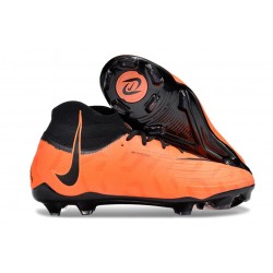 Crampons Nike Phantom Luna Elite FG Orange Noir