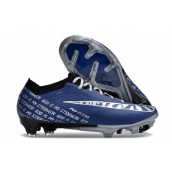 Crampons Nike Zoom Mercurial Vapor XV Elite FG Bleu Argent