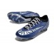 Crampons Nike Zoom Mercurial Vapor XV Elite FG Bleu Argent