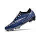 Crampons Nike Zoom Mercurial Vapor XV Elite FG Bleu Argent