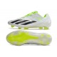 Chaussure adidas X Crazyfast + FG Blanc Noir Citron Lucide