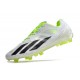 Chaussure adidas X Crazyfast + FG Blanc Noir Citron Lucide