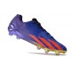 Chaussure adidas X Crazyfast + FG Violet Rouge Bleu