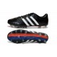 Nouveau Crampons Foot Adidas 11Pro FG Pas Cher Noir Blanc Rouge